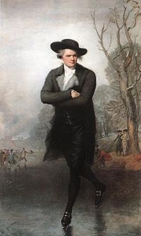 The Skater, 1782, a portrait of William Grant by Gilbert Stuart.