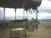 Redcar&rsquo;s beach was the site of the Dunkirk beach sequence, and also stood in for Bray-Dunes (original film set; August 2006).