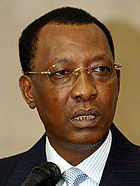 The president of Chad, Idriss D&eacute;by