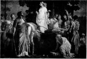 Charles Gleyre, Odysseus and Nausicaä