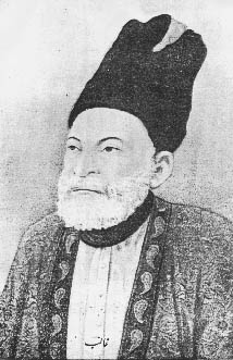 Mirza Ghalib (1796&ndash;1869), a respected poet of Urdu.