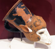 A sheep's-head rhyton