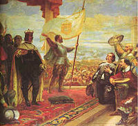 John IV of Braganza (r. 1640&ndash;57) being proclaimed King of Portugal
