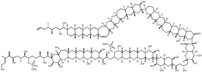 Maitotoxin, a complex organic biological toxin.