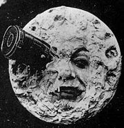 Still from silent film Le Voyage dans la Lune (1902) by Georges M&eacute;li&egrave;s