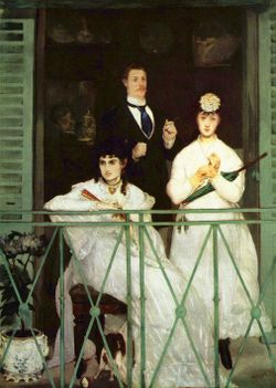 &Eacute;douard Manet, The Balcony 1868