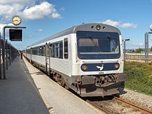 DSB "MR" type diesel multiple unit at Frederikshavn, August 2007