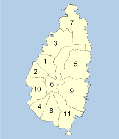 Image:Sainte-Lucie - districts num&eacute;rot&eacute;s.png