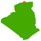 Location of Algiers within Algeria