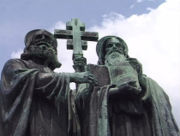 St. Cyril and St. Methodius Monument on Mt. Radho&scaron;ť