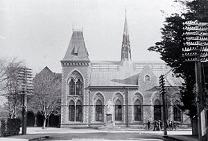 Canterbury Museum, designed by Benjamin Mountfort. Completed in 1882, in the style of a French chateau