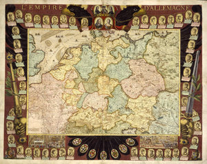 The Empire in 1705, map "L&rsquo;Empire d&rsquo;Allemagne" from Nicolas de Fer