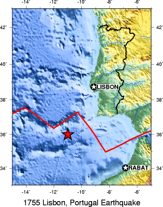 Image:1755 Lisbon Earthquake Location.gif