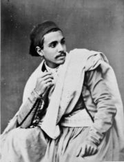 An Algerian man in urban dress