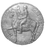 19th century medal featuring Husein Grada&scaron;čević.
