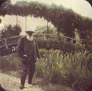 &Eacute;tienne Cl&eacute;mentel, Claude Monet, in his garden, c. 1917
