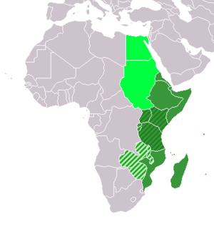 &nbsp;&nbsp;&nbsp;&nbsp;&nbsp;Eastern Africa (UN subregion) &nbsp;&nbsp;&nbsp;&nbsp;&nbsp;East African Community &nbsp;&nbsp;&nbsp;&nbsp;&nbsp;Central African Federation (defunct) &nbsp;&nbsp;&nbsp;&nbsp;&nbsp;Geographic East Africa, including the UN subregion and East African Community