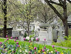 P&egrave;re Lachaise cemetery.