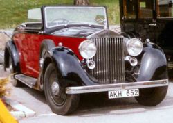 Rolls-Royce 25/30 Drophead Coup&eacute; 1937