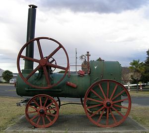 'Preserved' (but incomplete) portable engine, Tenterfield, NSW &ndash; an example of a mobile steam engine