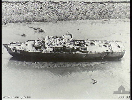 Image:HMAS Arrow wrecked.jpg