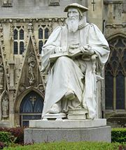 Richard Hooker (1554&ndash;1600), one of the most influential figures in shaping Anglican theology and self-identity