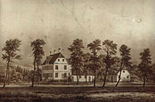 Haraldsk&aelig;r Estate in the year 1857