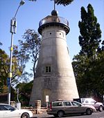 The Windmill in Wickham Park in Brisbane. Built by convicts in 1828, it is one of the oldest buildings in Brisbane with the Old Commissariat Store on William Street.