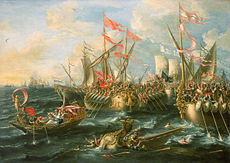 The Battle of Actium, by Lorenzo Castro, 1672, National Maritime Museum, London