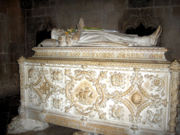 Tomb in the Jer&oacute;nimos Monastery in Belem.