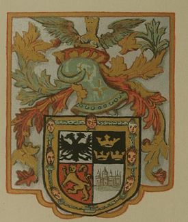 The crest awarded to Cort&eacute;s, by Charles V