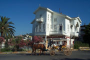 A street scene from B&uuml;y&uuml;kada, the largest of the Princes' Islands