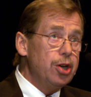 V&aacute;clav Havel, the first President of the Czech Republic.