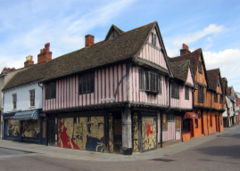 Timber framed buildings in St Nicholas Street