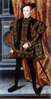Edward VI, by William Scrots, c. 1550