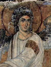 The White Angel in Mile&scaron;eva monastery, 1230s, Latin period of Byzantine art