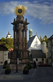 Trojičn&eacute; n&aacute;mestie in Bansk&aacute; &Scaron;tiavnica, World Heritage Site.