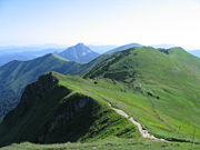 The main ridge of the Kriv&aacute;ň Lesser Fatra.