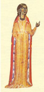 A medieval depiction of Comtessa de Di&aacute;