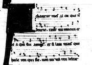 "A chantar" by Comtessa de D&iacute;a (first page; see also second page)