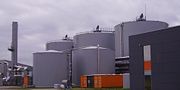 Anaerobic digestion component of L&uuml;beck mechanical biological treatment plant in Germany, 2007
