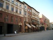 Set of Gangs of New York in Cinecitt&agrave; studios, Rome.