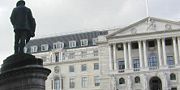The main Bank of England façade, c. 1980.