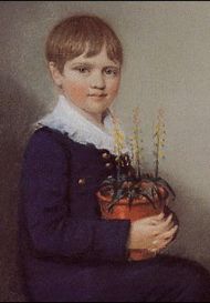 The seven-year-old Charles Darwin in 1816, one year before his mother&rsquo;s death.