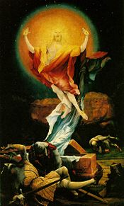 Christ en majest&eacute;, Matthias Gr&uuml;newald, 16th c.: Resurrection of Jesus