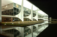 The Pal&aacute;cio do Planalto.