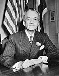 Manuel Luis Quezon, Filipino mestizo of part Spanish descent, President of the Philippines.