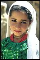 A Pashtun girl in rural Afghanistan.