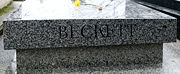 Tomb of Samuel Beckett at the Cimeti&egrave;re de Montparnasse [1]