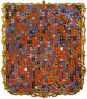 An extravagant example of marshalling&mdash;the 719 quarterings of the Grenville Armorial at Stowe